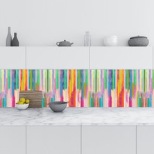 Sticker Art Mutfak Tezgah Arası Folyo Fayans Kaplama Folyosu Renkler 60 x 300 cm