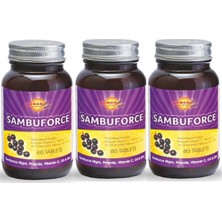 Force Nutrition Sambuforce 60 Tablet | 3 Adet
