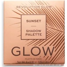 Revolution Glow Sunset Shadow Palette