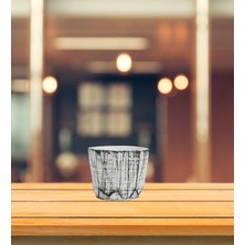 Echo Pot Toygar Serisi Beyaz Siyah Saksı 3 Adet