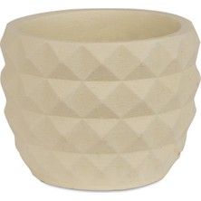 Echo Pot Turna Serisi Limon Sarısı Saksı 3 Adet