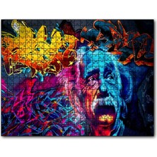 Cakapuzzle Einstein Graffiti 120 Parça Puzzle Yapboz Mdf (Ahşap)