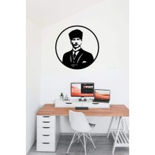 UNT Mustafa Kemal Atatürk Dekoratif Tablo Duvar Dekoru 48 x 48 cm