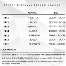 Alpha Auto Part Fiat / Alfa Romeo / Lancia Için Motor Kaput Lastiği Vidası