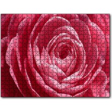 Cakapuzzle Pembe Gül Makro 120 Parça Puzzle Yapboz Mdf (Ahşap)