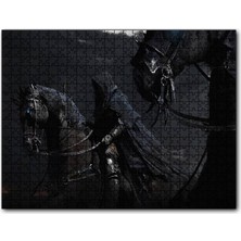 Cakapuzzle Gece ve Kara Şövalyeler 120 Parça Puzzle Yapboz Mdf (Ahşap)
