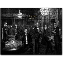 Cakapuzzle James Bond 50.yıl Daniel Craig 120 Parça Puzzle Yapboz Mdf (Ahşap)