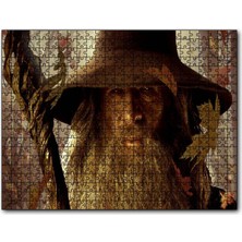 Cakapuzzle Yüzüklerin Efendisi Gandalf Yakın Plan 120 Parça Puzzle Yapboz Mdf (Ahşap)