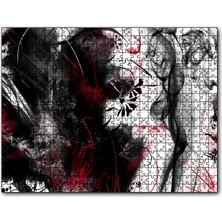 Cakapuzzle Karışık Dalgalar Noktalar ve Çizgiler 255 Parça Puzzle Yapboz Mdf (Ahşap)