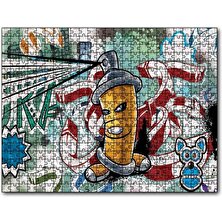 Cakapuzzle Graffiti Sokak Boyama Sanatı Sprey 255 Parça Puzzle Yapboz Mdf (Ahşap)