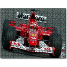 Cakapuzzle Formula 1 Kırmızı Marlboro 120 Parça Puzzle Yapboz Mdf (Ahşap)