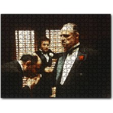 Cakapuzzle The Godfather Marlon Brando El Öpme Sahnesi 255 Parça Puzzle Yapboz Mdf (Ahşap)