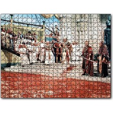 Cakapuzzle Yul Brynner Mısır Kan Denizi 120 Parça Puzzle Yapboz Mdf (Ahşap)