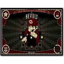 Cakapuzzle Nintendo Mario Bros Revolt 500 Parça Puzzle Yapboz Mdf (Ahşap)