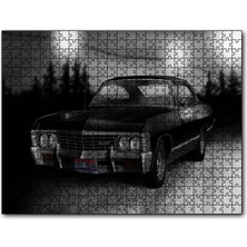 Cakapuzzle Siyah Klasik Chevrolet 120 Parça Puzzle Yapboz Mdf (Ahşap)