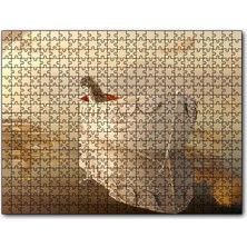 Cakapuzzle Pi'nin Yaşamı Kaplan ve Sandal 120 Parça Puzzle Yapboz Mdf (Ahşap)