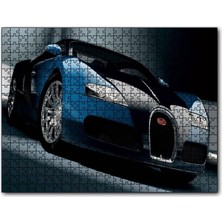 Cakapuzzle Mavi Siyah Bugatti 120 Parça Puzzle Yapboz Mdf (Ahşap)