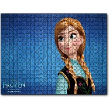 Cakapuzzle Frozen Anna 255 Parça Puzzle Yapboz Mdf (Ahşap)