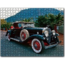 Cakapuzzle Siyah Cadillac Antika Araba 255 Parça Puzzle Yapboz Mdf (Ahşap)