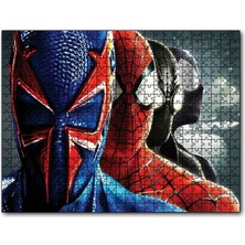 Cakapuzzle Spider Man Tüm Kostümleri 1000 Parça Puzzle Yapboz Mdf(Ahşap)