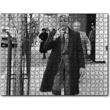 Cakapuzzle David Bowie Sigara Içiyor Siyah Beyaz 120 Parça Puzzle Yapboz Mdf (Ahşap)