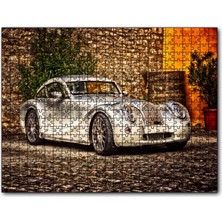 Cakapuzzle Gri Antika Spor Araba 120 Parça Puzzle Yapboz Mdf (Ahşap)