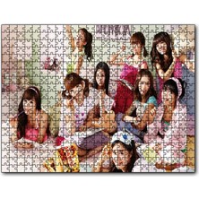Cakapuzzle Ders Çalışan Girls Generation Kızlar 120 Parça Puzzle Yapboz Mdf (Ahşap)
