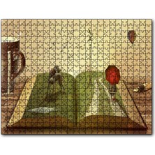 Cakapuzzle Yazarın Kreatif Dünyası 120 Parça Puzzle Yapboz Mdf (Ahşap)
