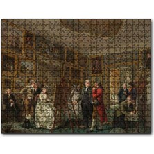 Cakapuzzle Eski Sanat Galerisi Yağlıboya Çizim 120 Parça Puzzle Yapboz Mdf (Ahşap)