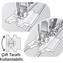 Pfaff Dekoratif Dikiş Kılavuzlu Nervür Ayağı 9mm