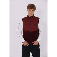 Maraton Regular Erkek Dik Yaka  Kolsuz Bordo Yelek 20218