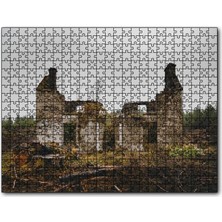 Cakapuzzle Taş Evin Yıkıntıları 120 Parça Puzzle Yapboz Mdf (Ahşap)