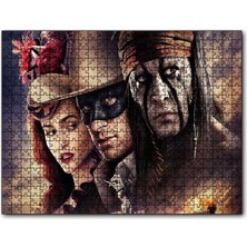 Cakapuzzle The Lone Ranger Filmi Görseli 120 Parça Puzzle Yapboz Mdf (Ahşap)