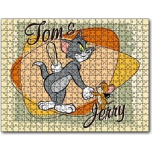 Cakapuzzle Tom ve Jerry Sopa ve Dinamit 120 Parça Puzzle Yapboz Mdf (Ahşap)