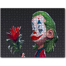 Cakapuzzle Gül Ile Ağlayan Joker Görseli 120 Parça Puzzle Yapboz Mdf (Ahşap)
