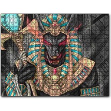 Cakapuzzle Anubis ve Asası 1000 Parça Puzzle Yapboz Mdf(Ahşap)