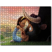 Caka Tablo Cakapuzzle Boğa Ferdinand ve Kız 120 Parça Puzzle Yapboz Mdf (Ahşap)