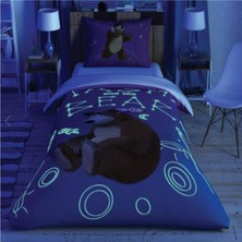 Taç Masha And The Bear Lisanslı Tek Kişilik Nevresim Takımı