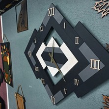 Bahemart Geometrik Saat Tasarımı Newdesign Clock Lazer Kesim