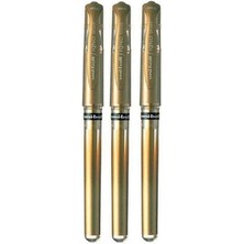 Uni-Ball Signo Broad 1.0 mm Jel Kalem Altın 3'lü