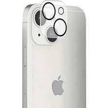 Smcase Dlrcase Apple iPhone 13 Mini Kamera Lens Koruyucu Cam Full Şeffaf