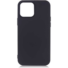 Smcase Dlrcase Apple iPhone 13 Pro Max Kılıf Mara Silikon Mat Soft Korumalı Lansman Siyah