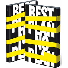 Nuuna Gri Noktalı Deri Defter Best Plan No Plan A5 Premium Kağıt 256 Sayfa