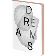 Nuuna Gri Noktalı Deri Defter Dreams By Heyday A5 Premium Kağıt 256 Sayfa