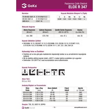 Geka Elox R 347 2,00X250 mm Paslanmaz Çelik Elektrod