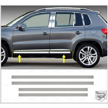 Fams Otomotiv  VW Tiguan Krom Yan Kapı Çıtası 4 Kapı 2007-2016  Paslanmaz Çelik