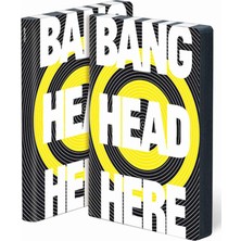 Nuuna Noktalı Defter Bang Head Here A5 Premium Kağıt 256 Sayfa