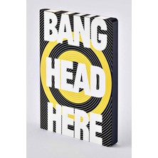 Nuuna Noktalı Defter Bang Head Here A5 Premium Kağıt 256 Sayfa