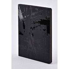 Nuuna Gri Noktalı Deri Defter Zero A5 Premium Kağıt 176 Sayfa