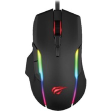 Gamenote MS1012A  Kablolu Rgb Gaming Mouse Siyah